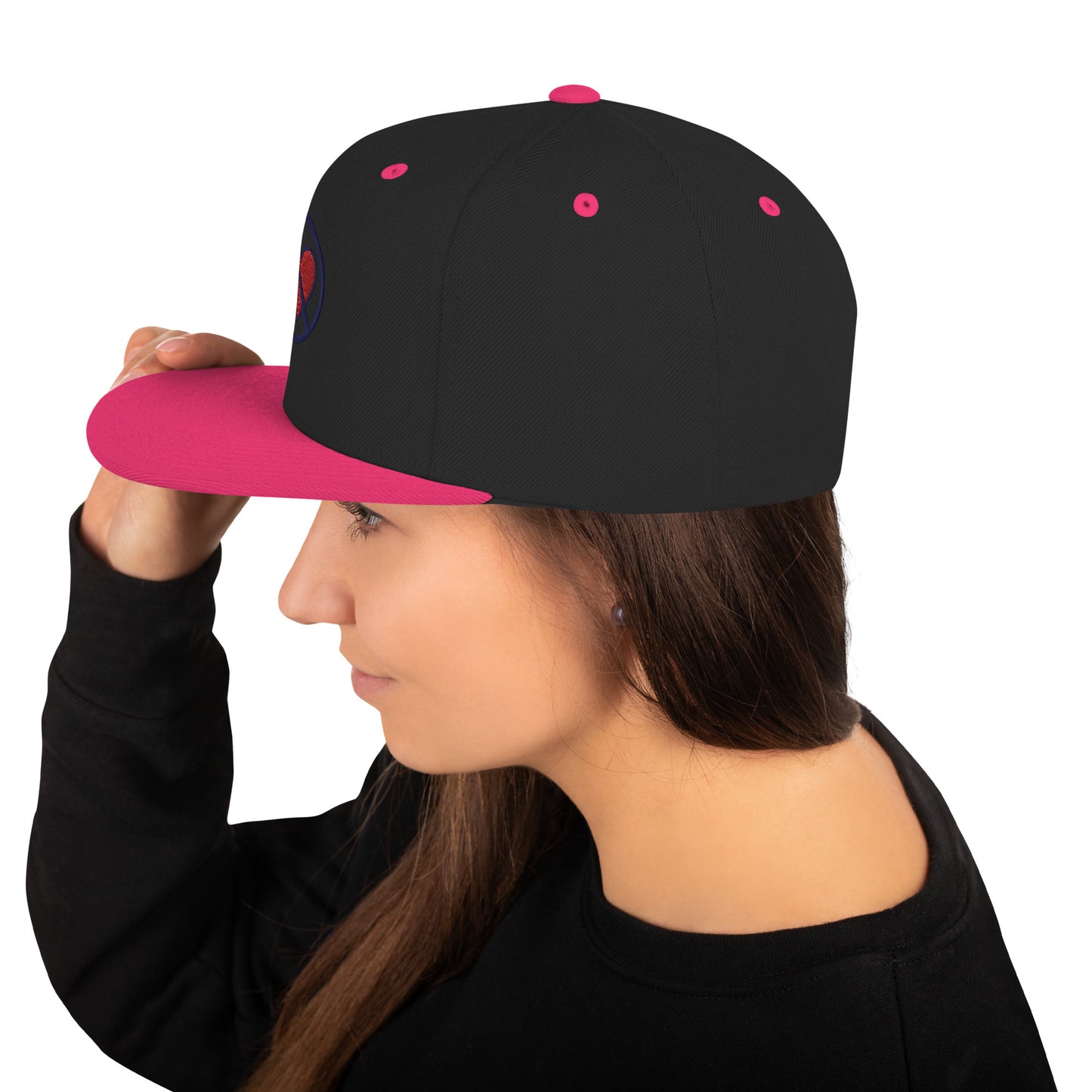 Heart Snapback Hat