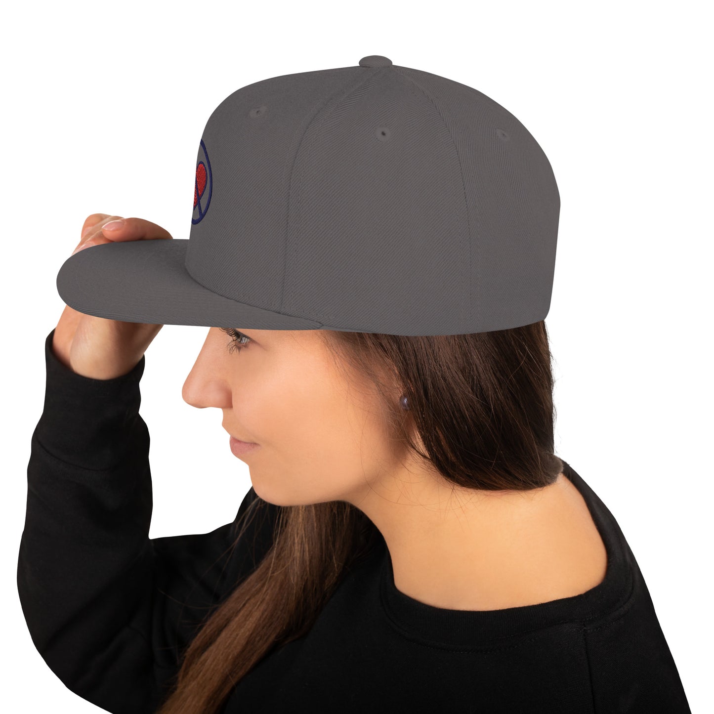 Heart Snapback Hat