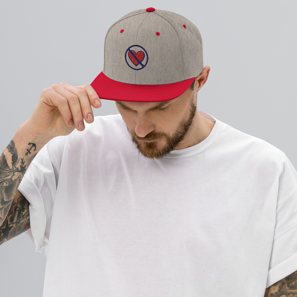 Heart Snapback Hat