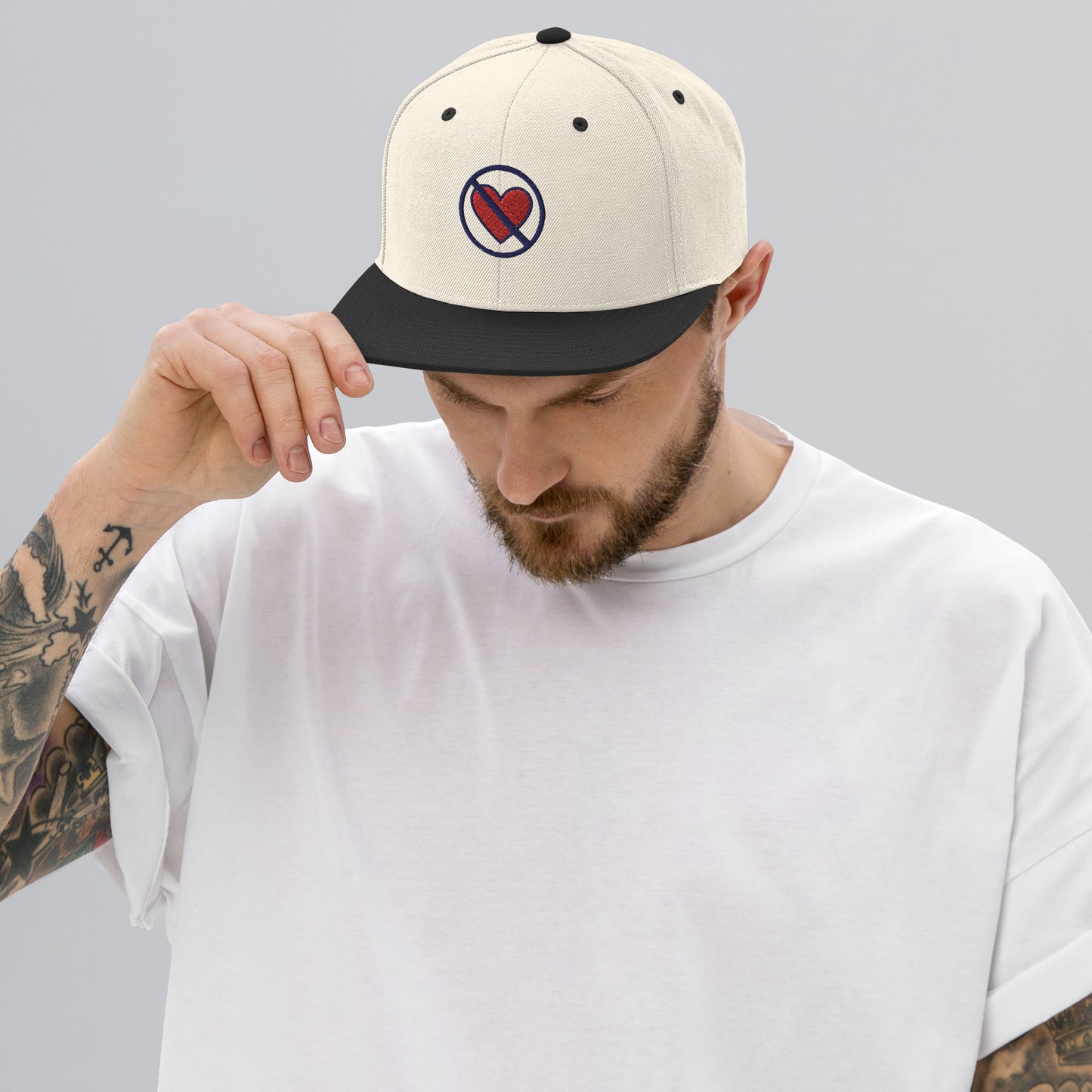 Heart Snapback Hat