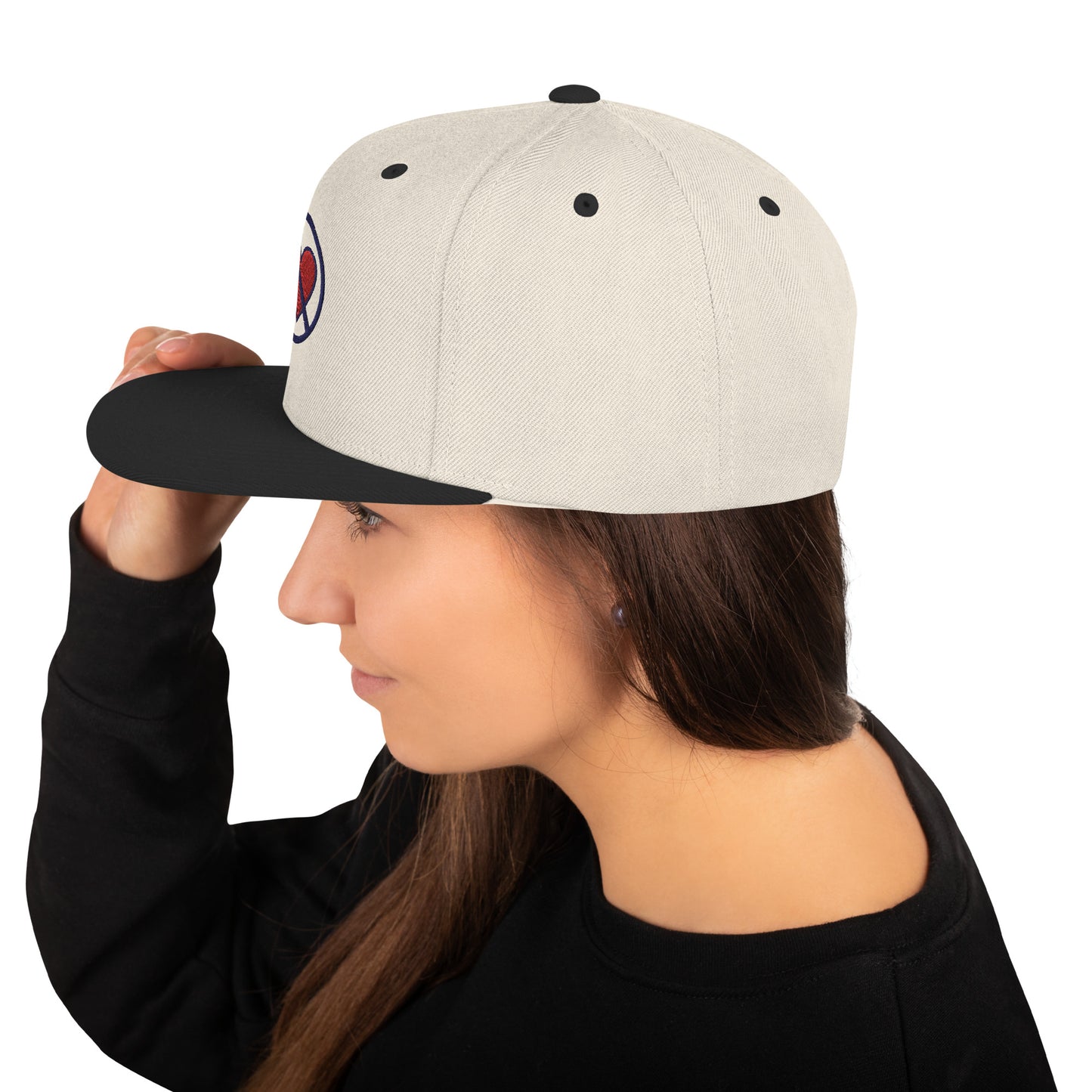 Heart Snapback Hat