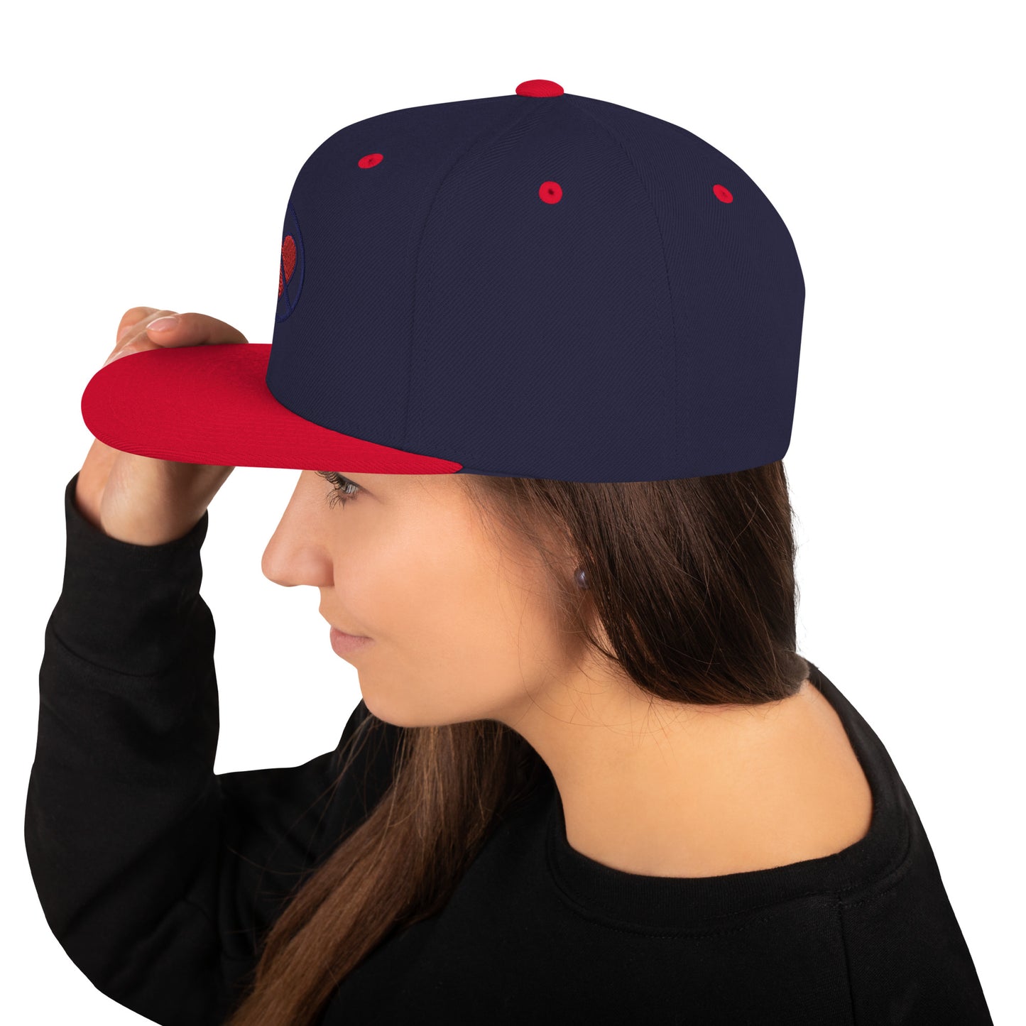 Heart Snapback Hat